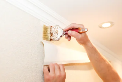 Pose de papier peint à Ambrières — revêtements muraux et toiles de verre